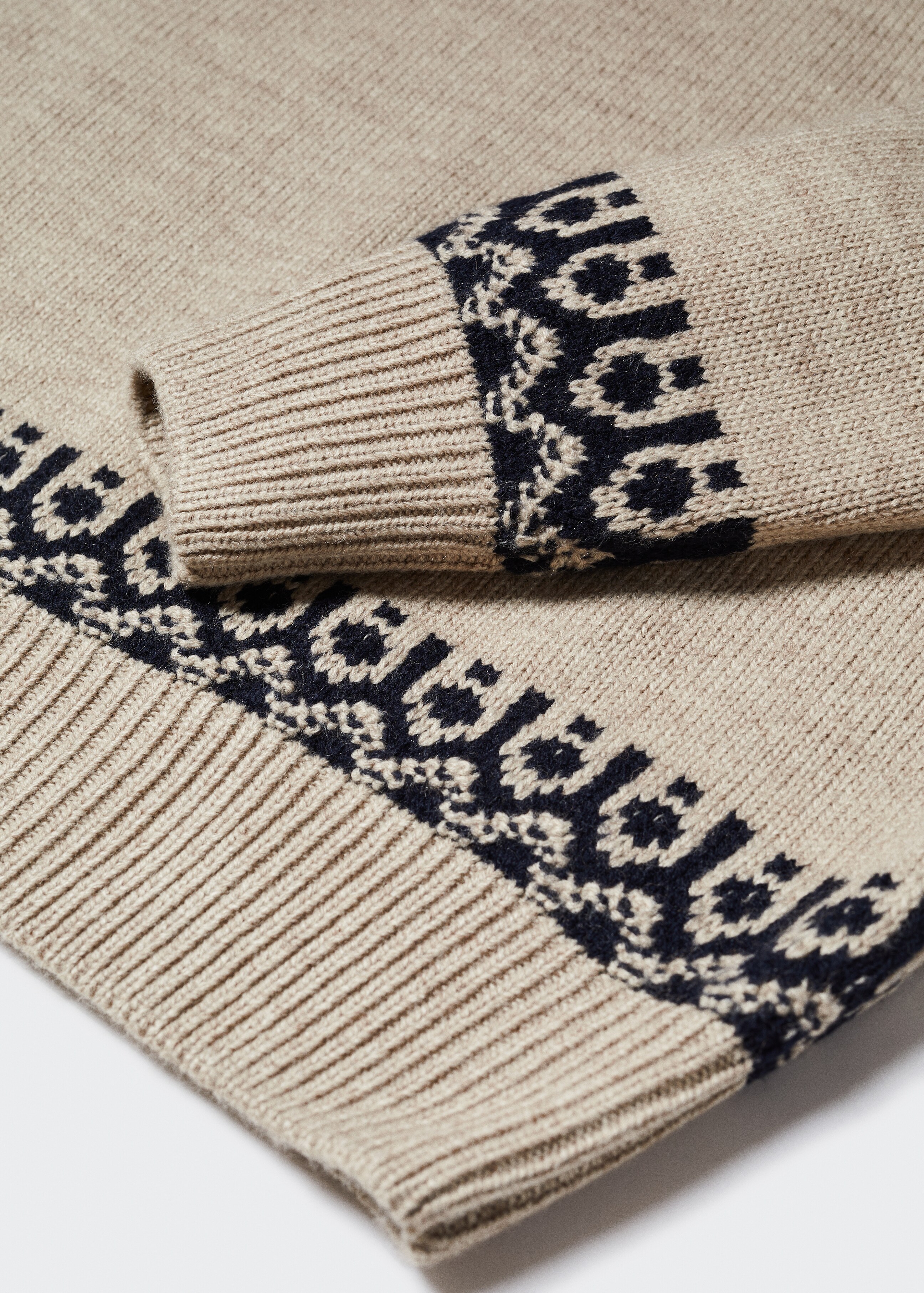 Jacquard wool sweater - Details of the article 8