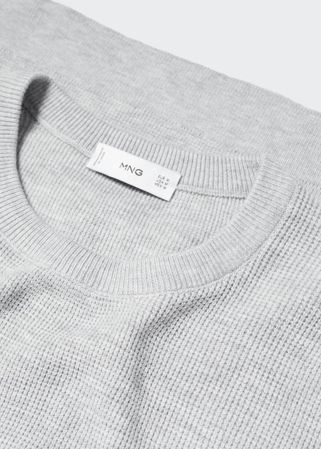 Structured cotton sweater - Details of the article 8