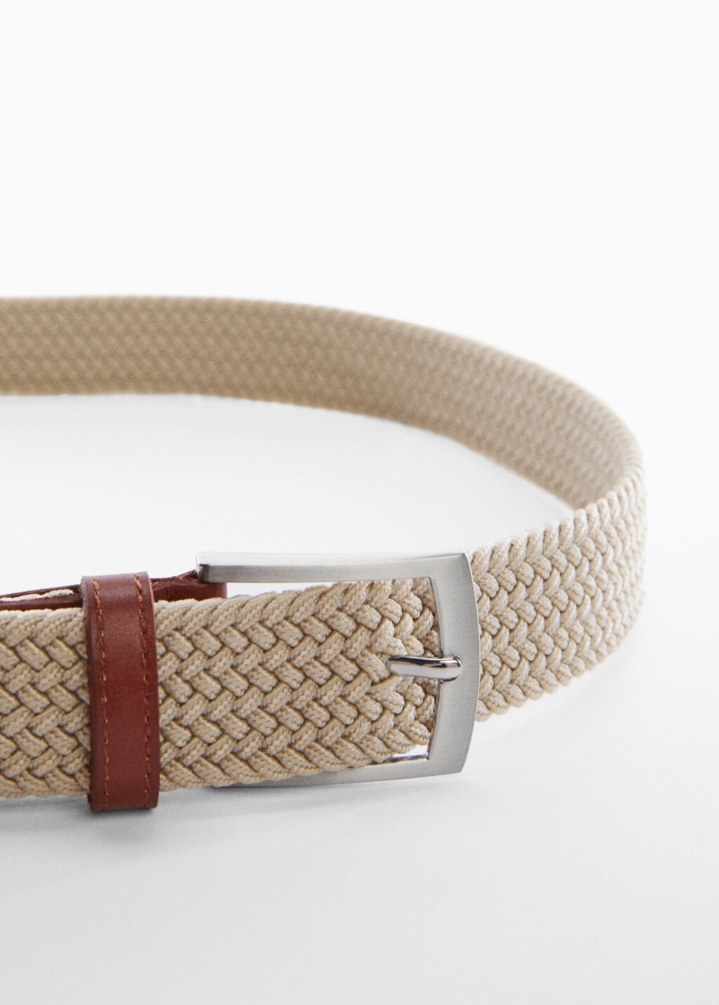 Braided elastic belt - Medium plane