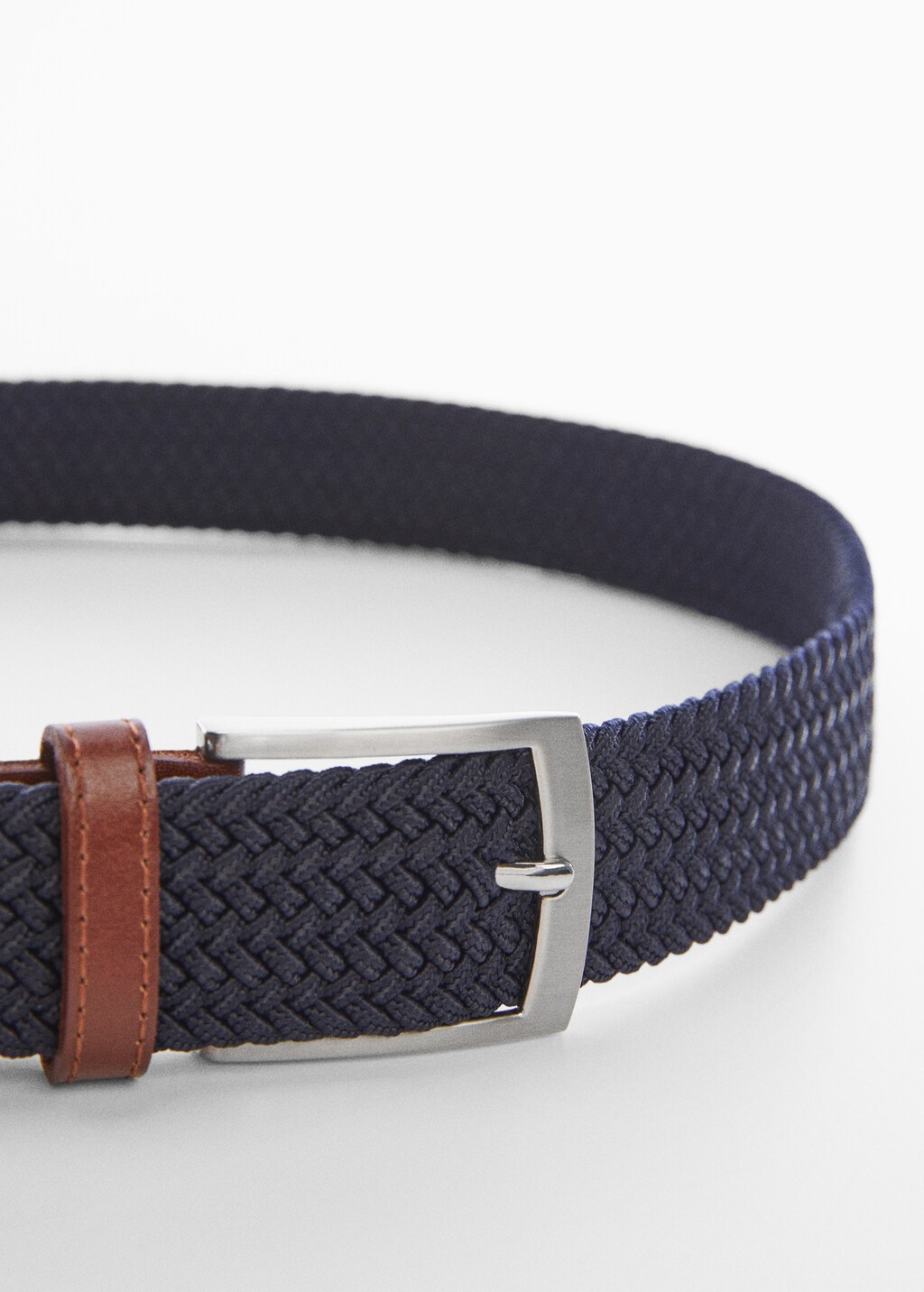 Braided elastic belt - Medium plane