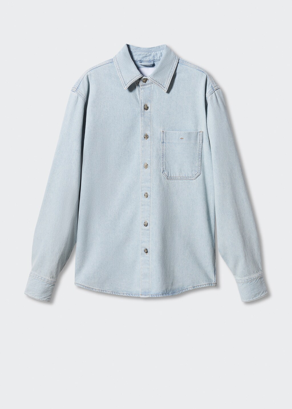 Pocket denim overshirt - Article without model