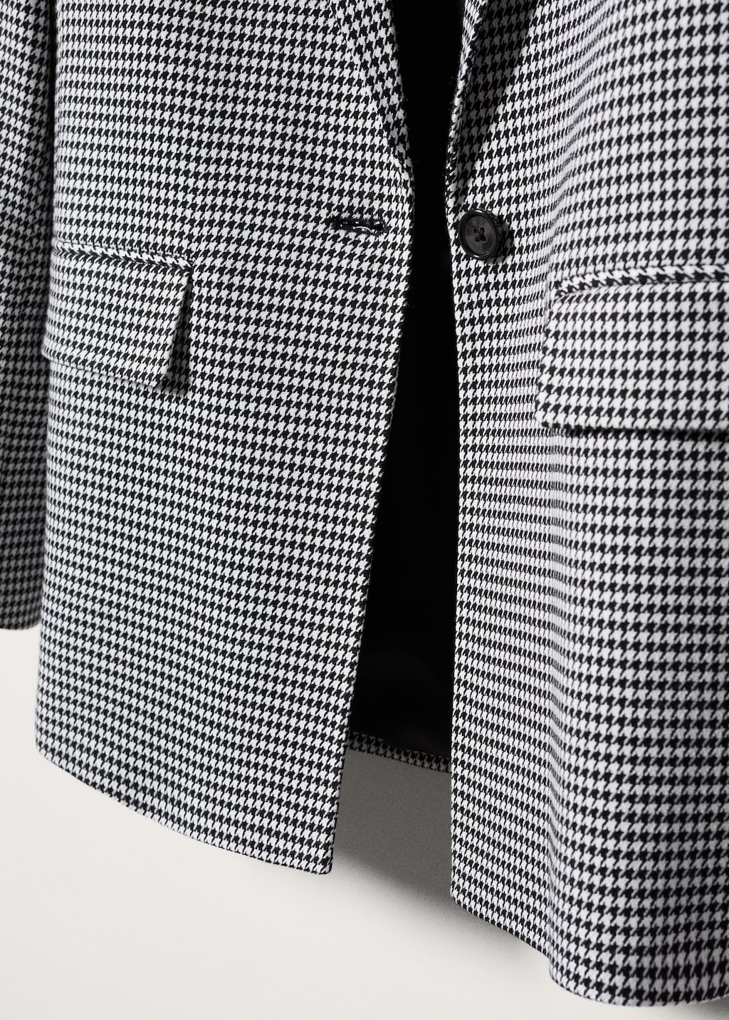 Hahnentritt-Blazer aus Woll-Mix  - Detail des Artikels 8