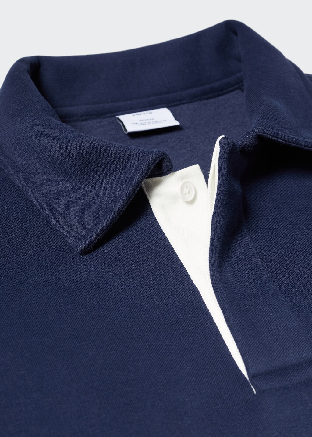 Long sleeves cotton polo - Details of the article 8