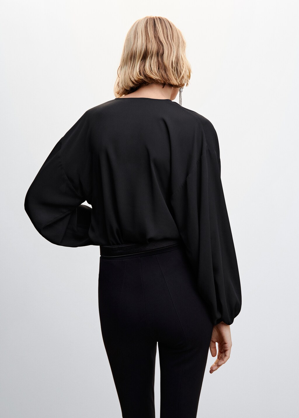 Blouse volants nœud - Verso de l’article