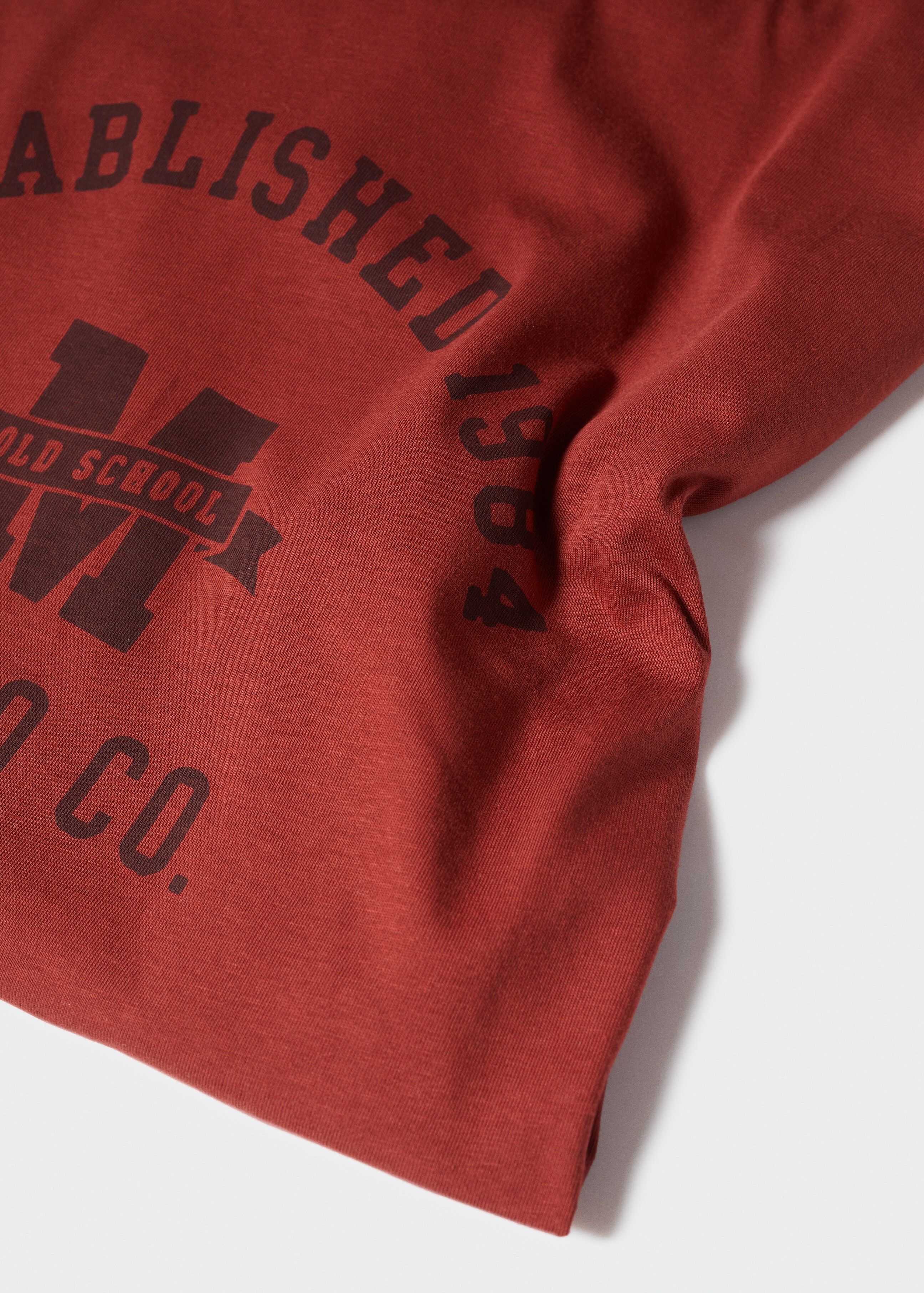 Cotton varsity t-shirt - Details of the article 8