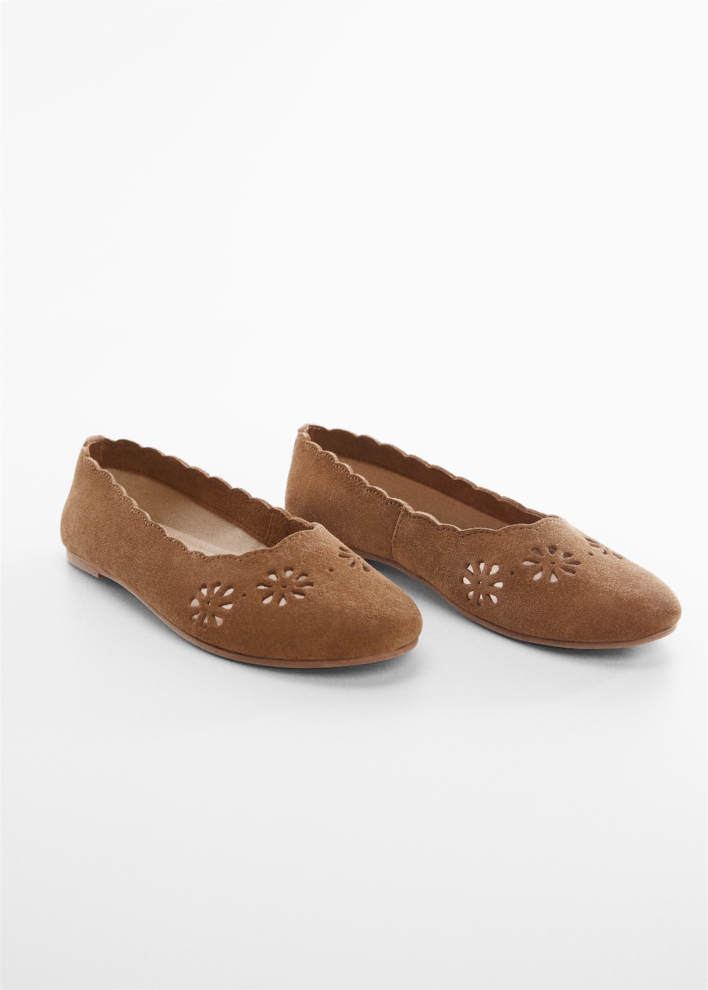 Leather ballet flats - Medium plane