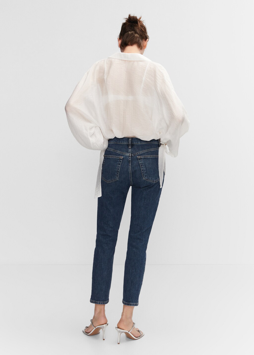 Slim cropped jeans - Reverse of the article