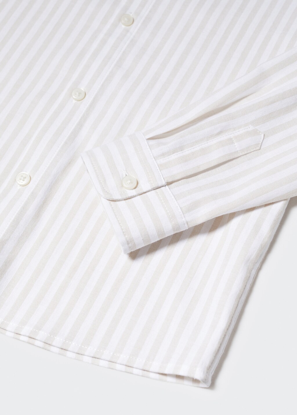 Striped cotton shirt - Details of the article 8