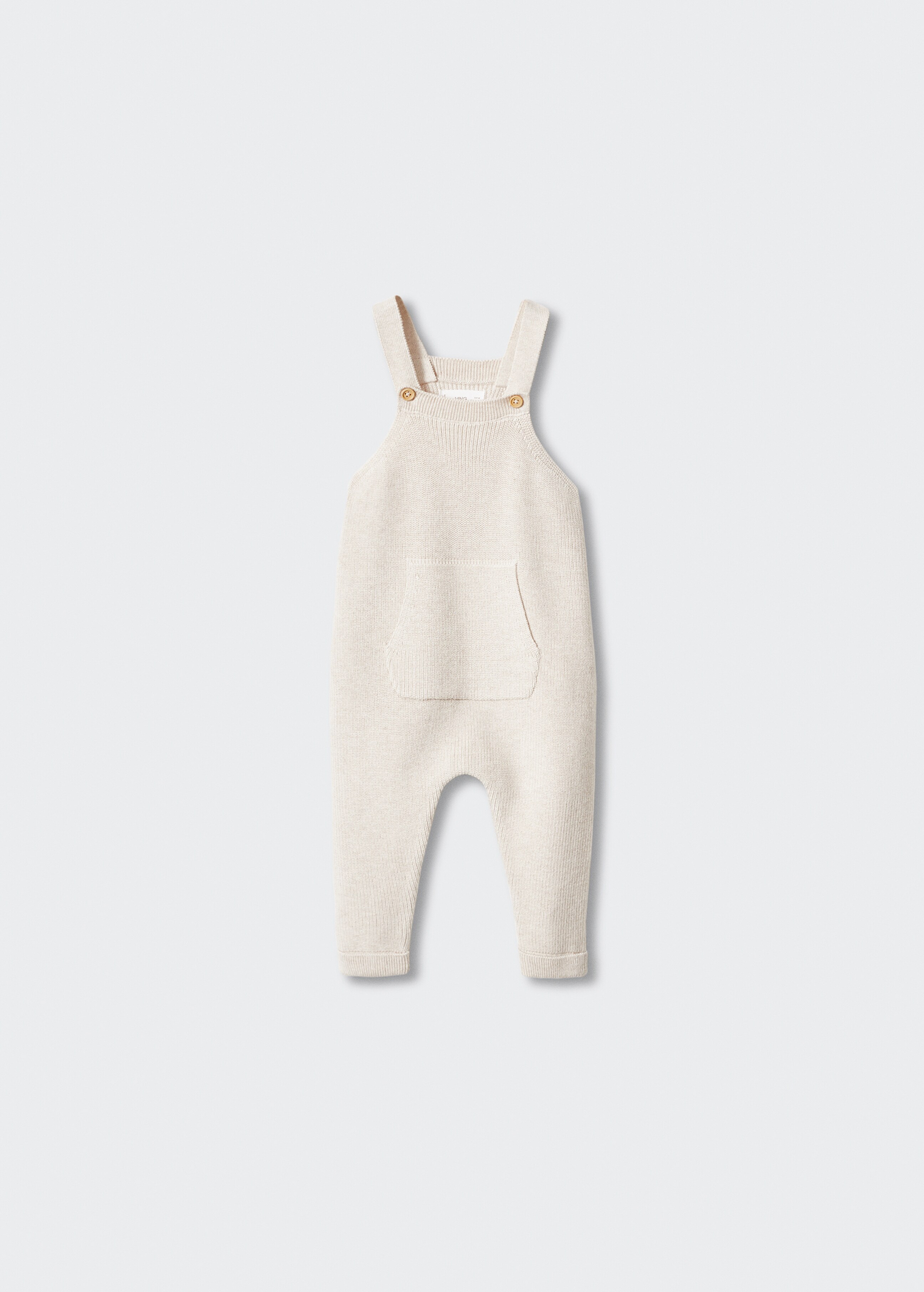 Cotton knit dungarees - Article without model
