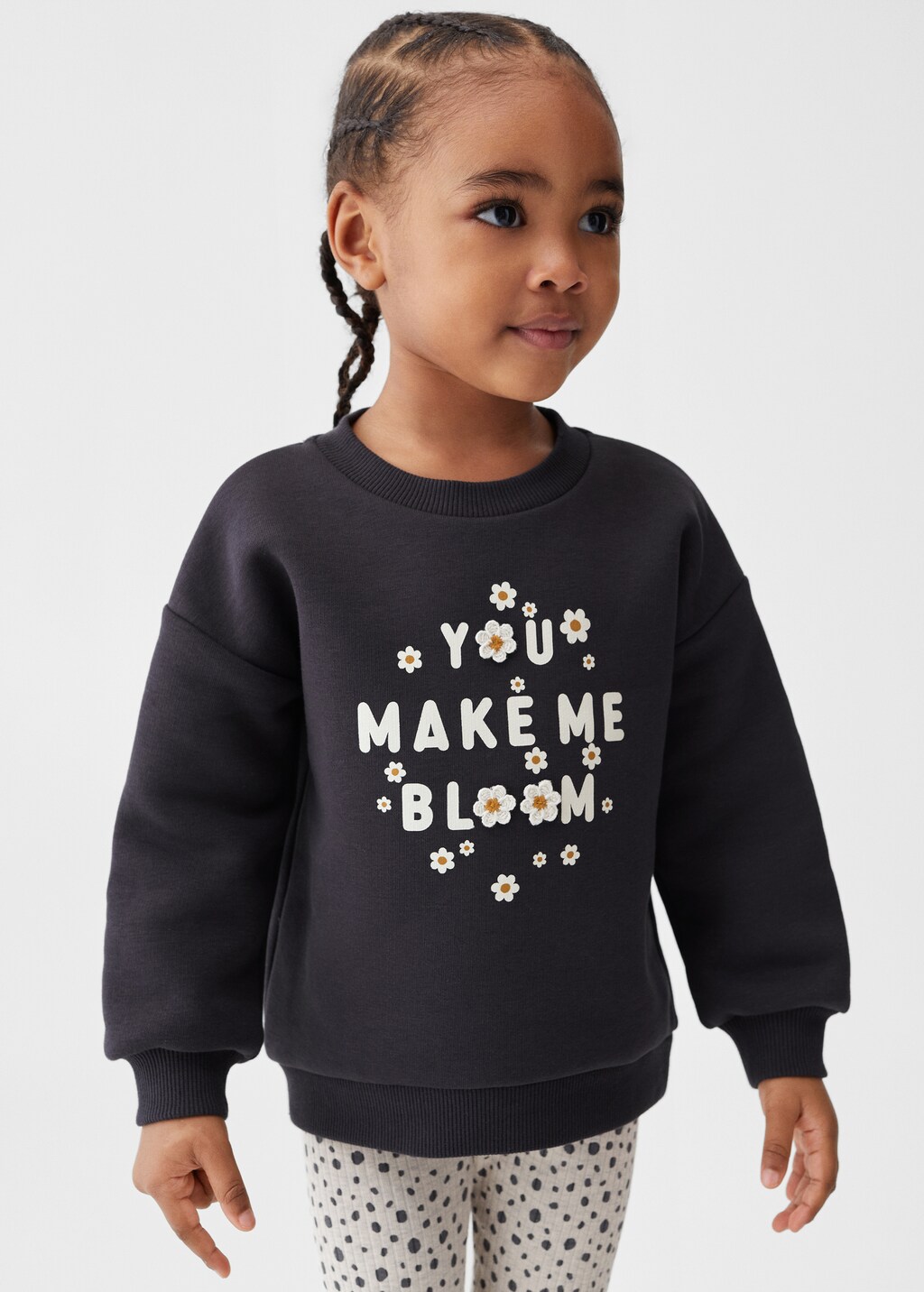 Printed message sweatshirt - Medium plane