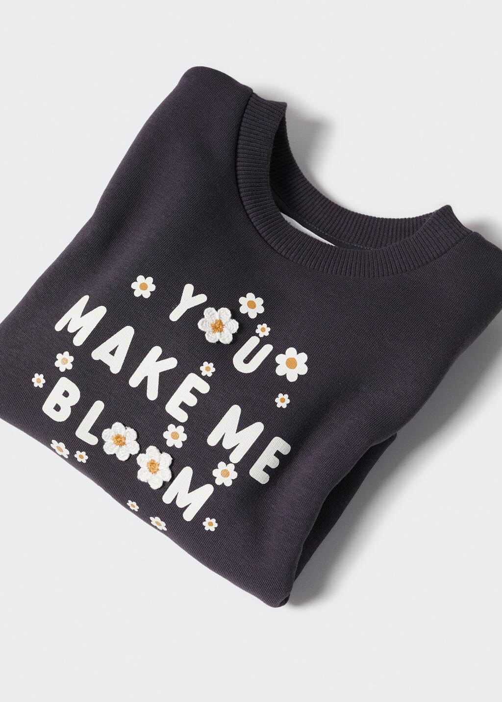 Printed message sweatshirt - Details of the article 0