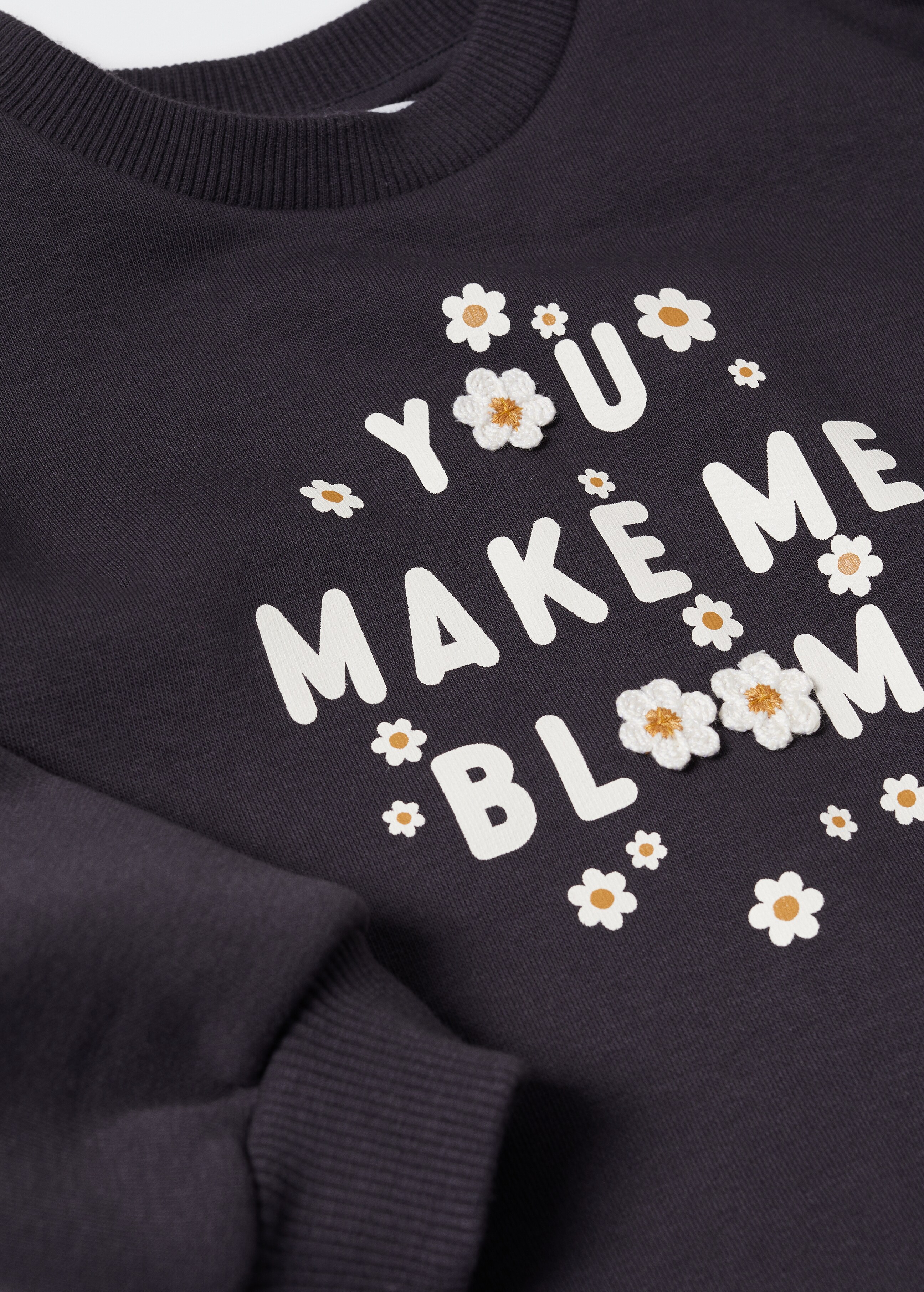 Printed message sweatshirt - Details of the article 8