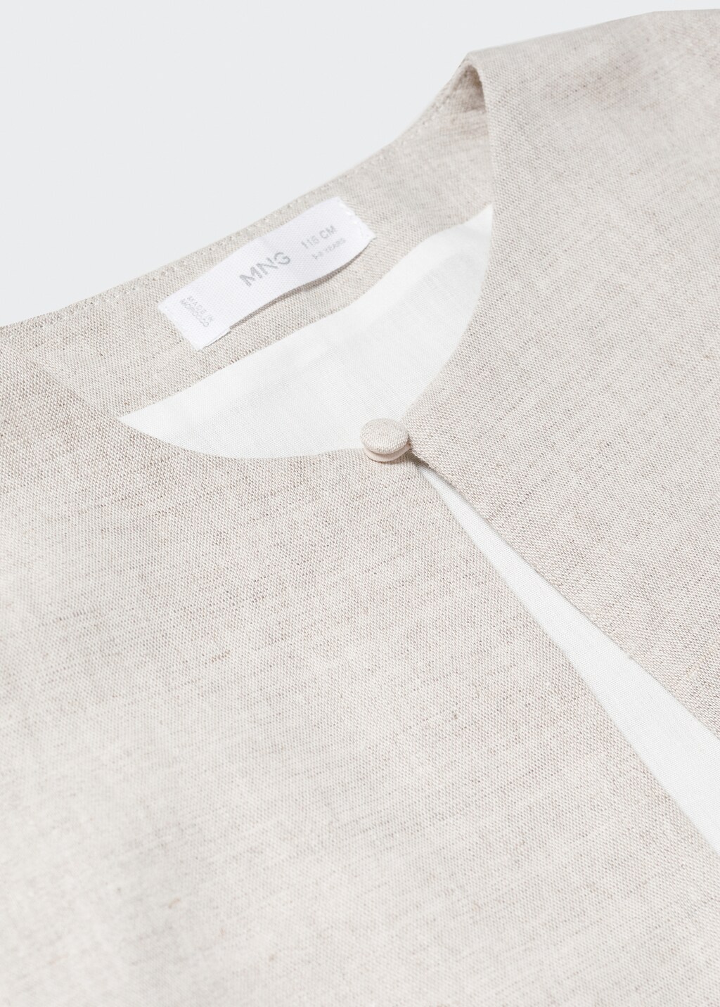 Ruffled linen jacket - Details of the article 8