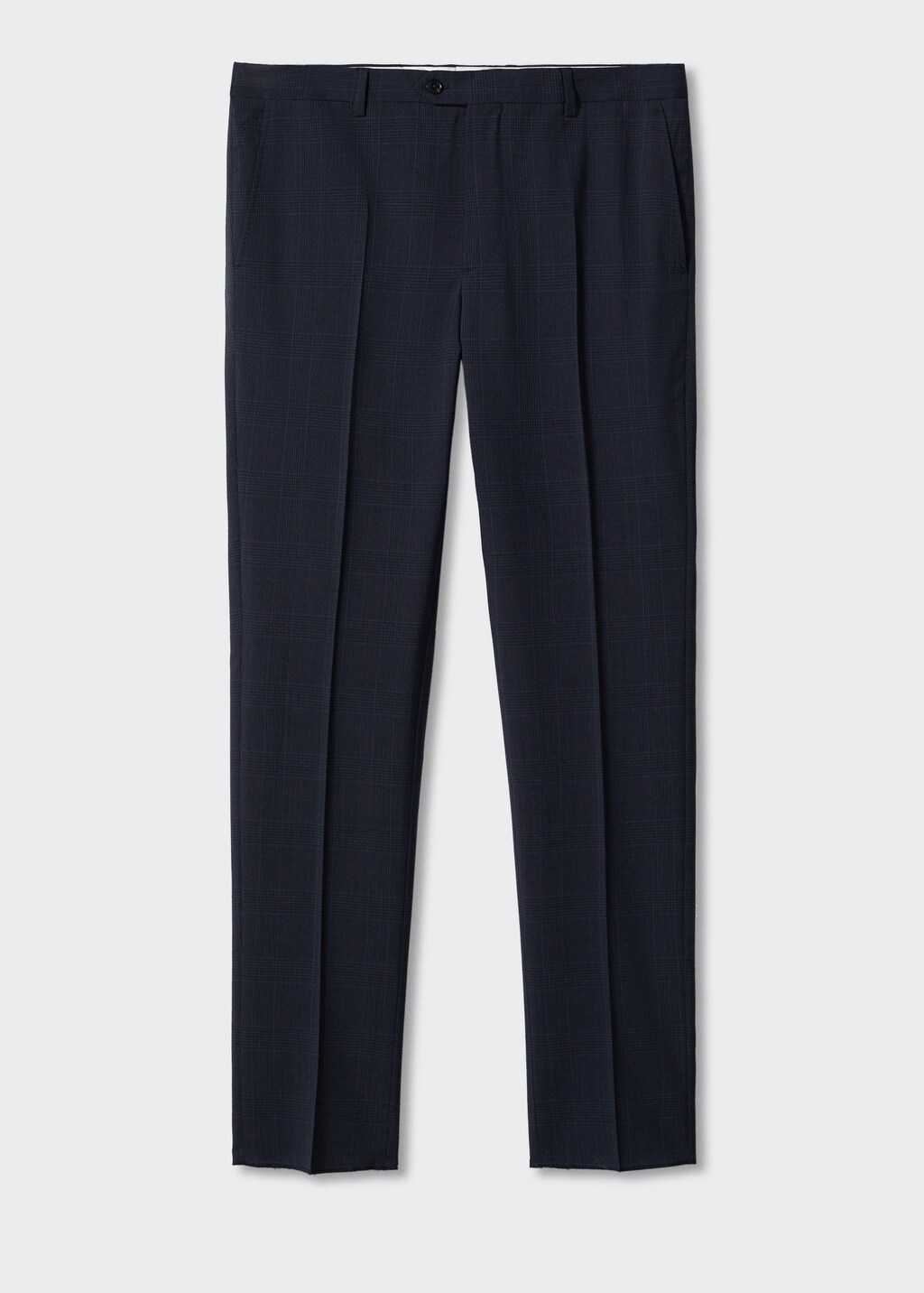 Slim fit virgin wool suit trousers - Article without model