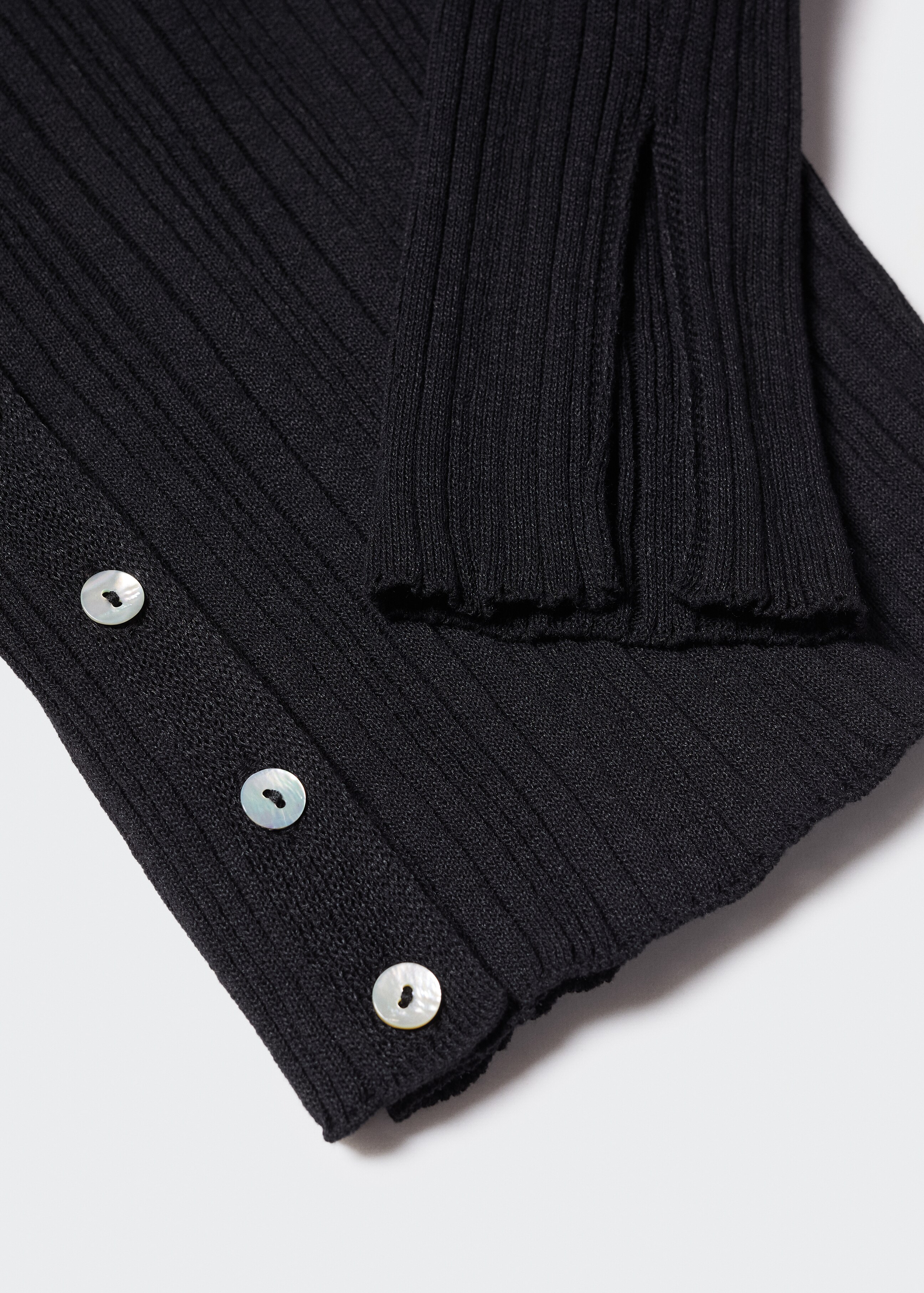 Fine-knit short cardigan - Details of the article 8