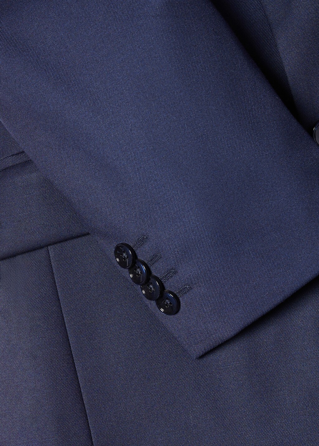 Slim fit double-breasted suit blazer - Details of the article 0