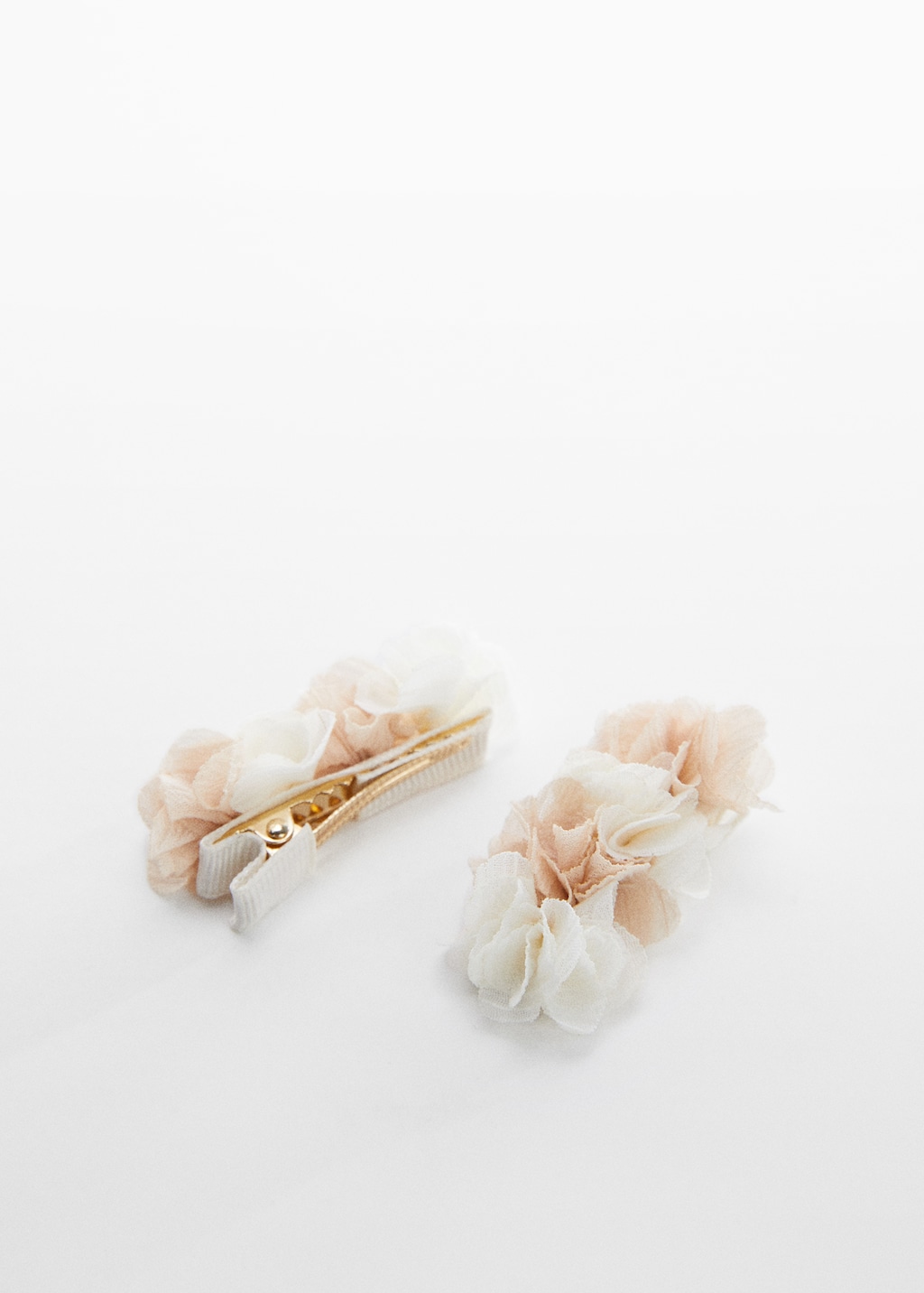 Pack 2 barrettes fleurs - Plan moyen