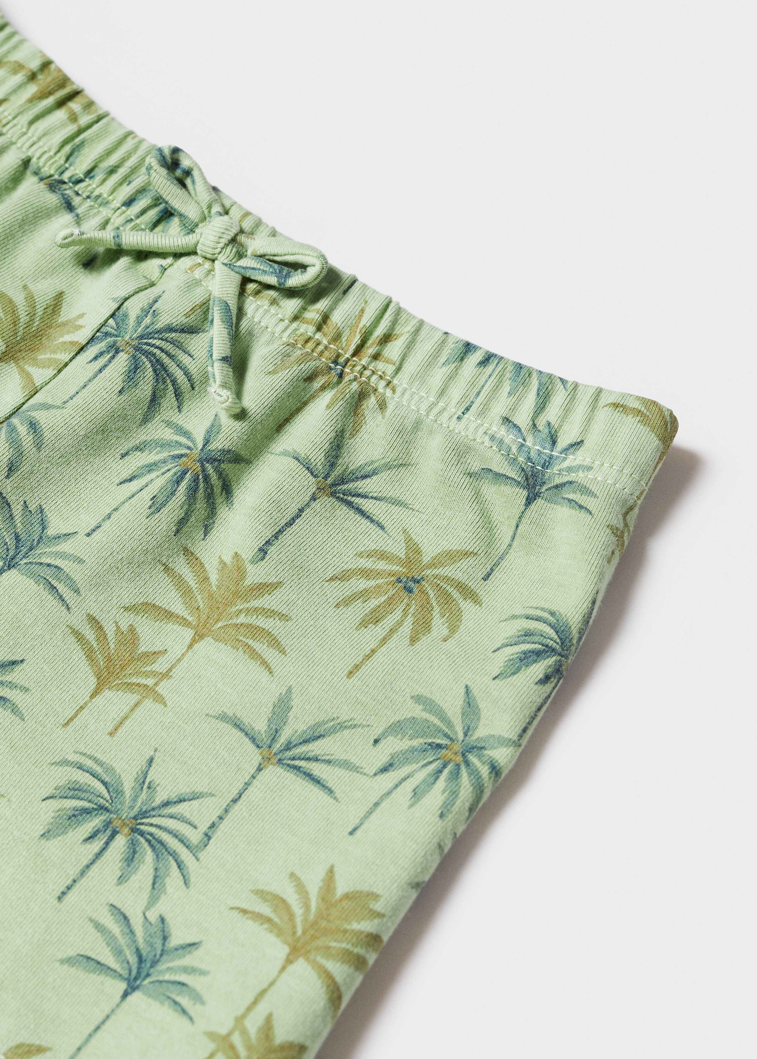 Leaf print swimming trunks - Details of the article 8