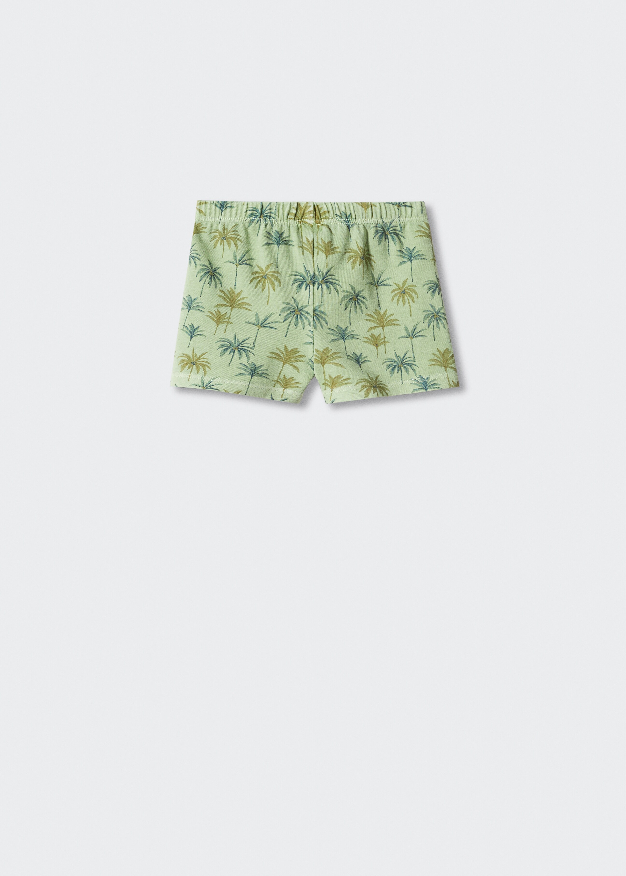 Leaf print swimming trunks - Reverse of the article
