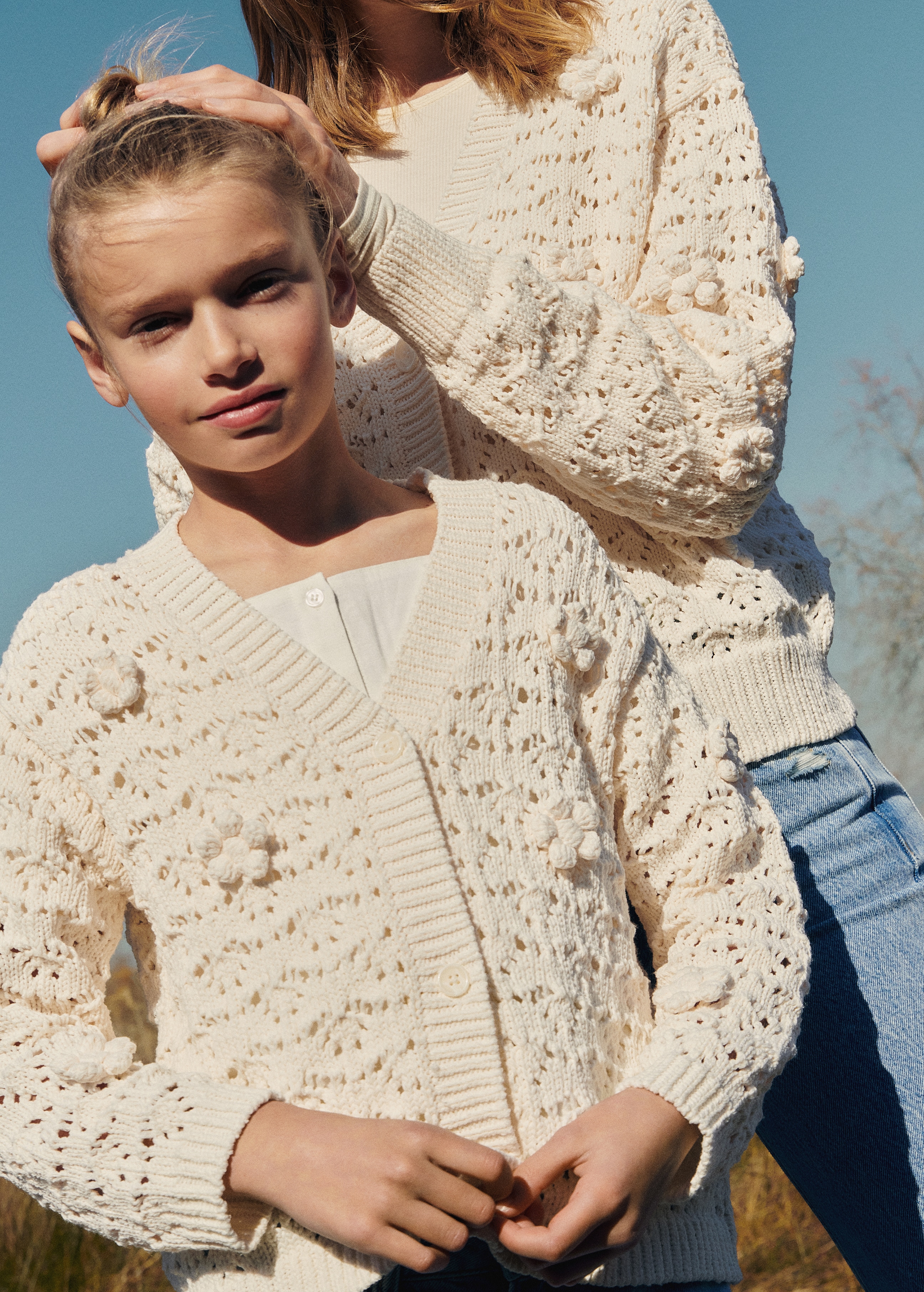Openwork knit cardigan - Details of the article 6