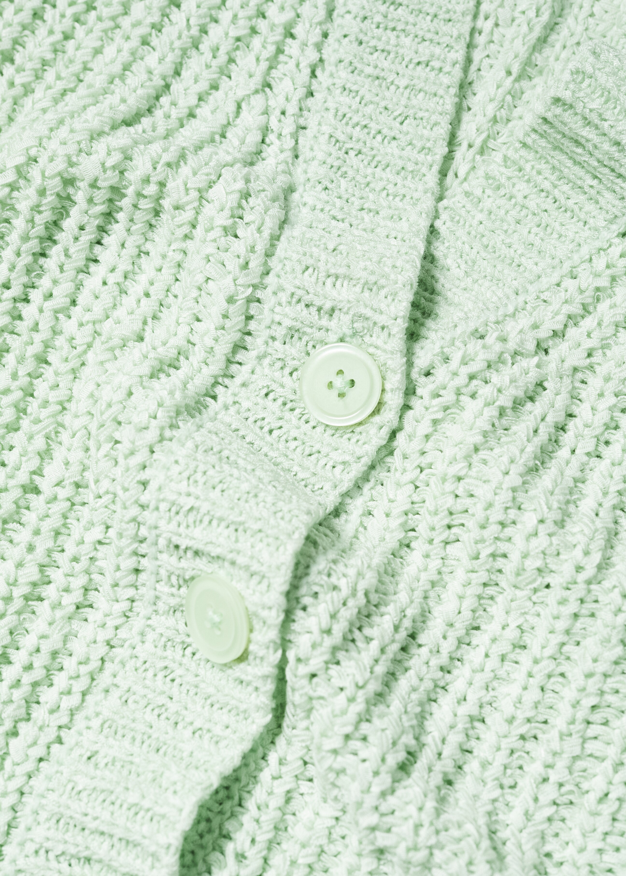 V-neck knitted cardigan - Details of the article 8