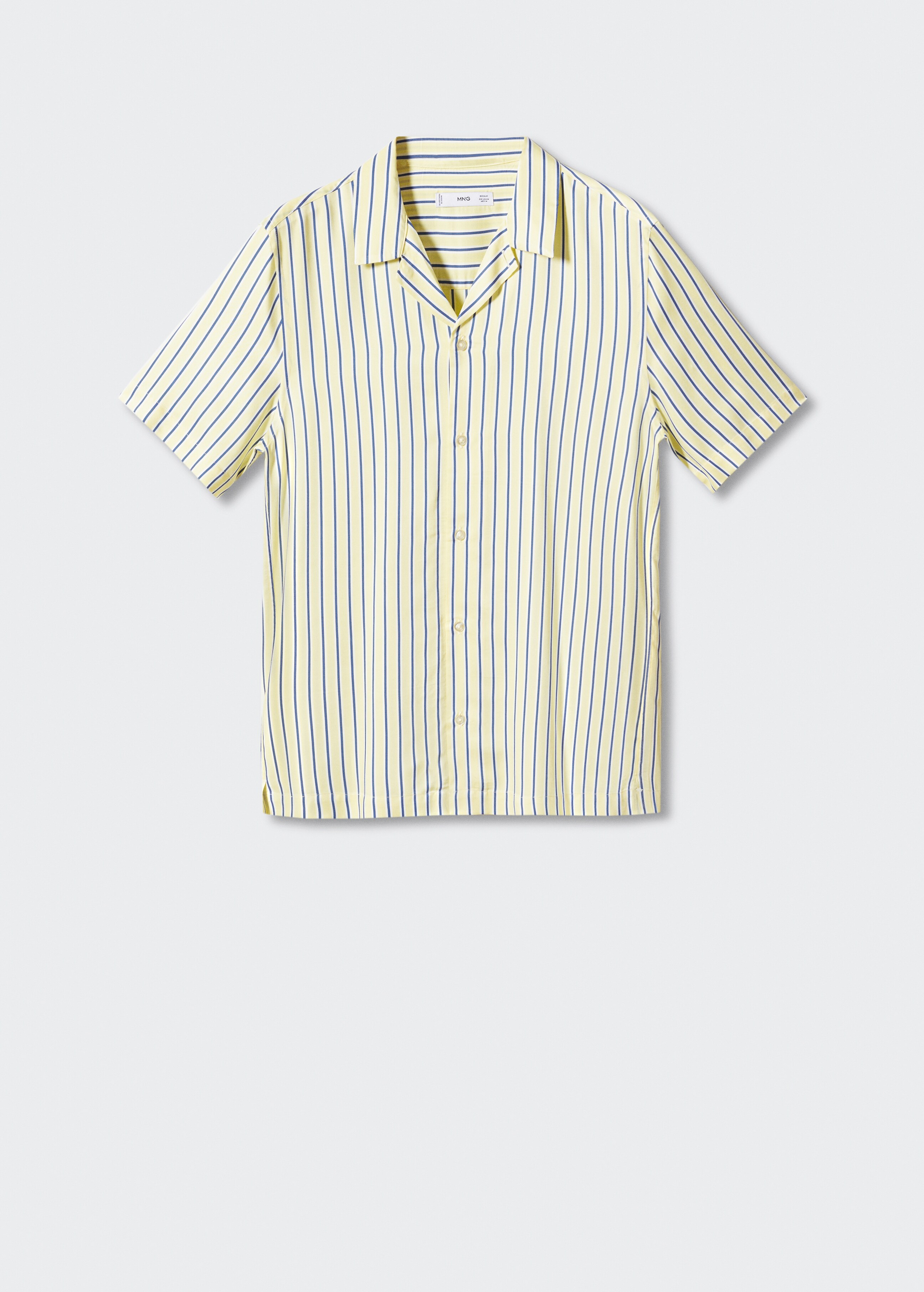 Regular-fit striped bowling shirt - Article without model