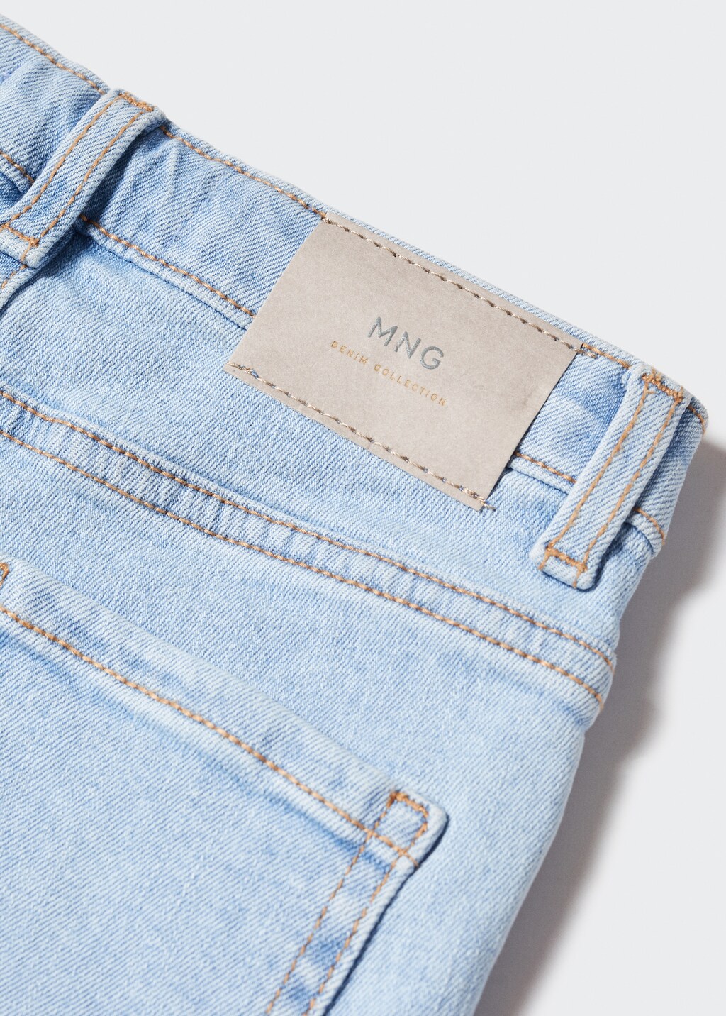 Rolled-up hem denim shorts - Details of the article 8