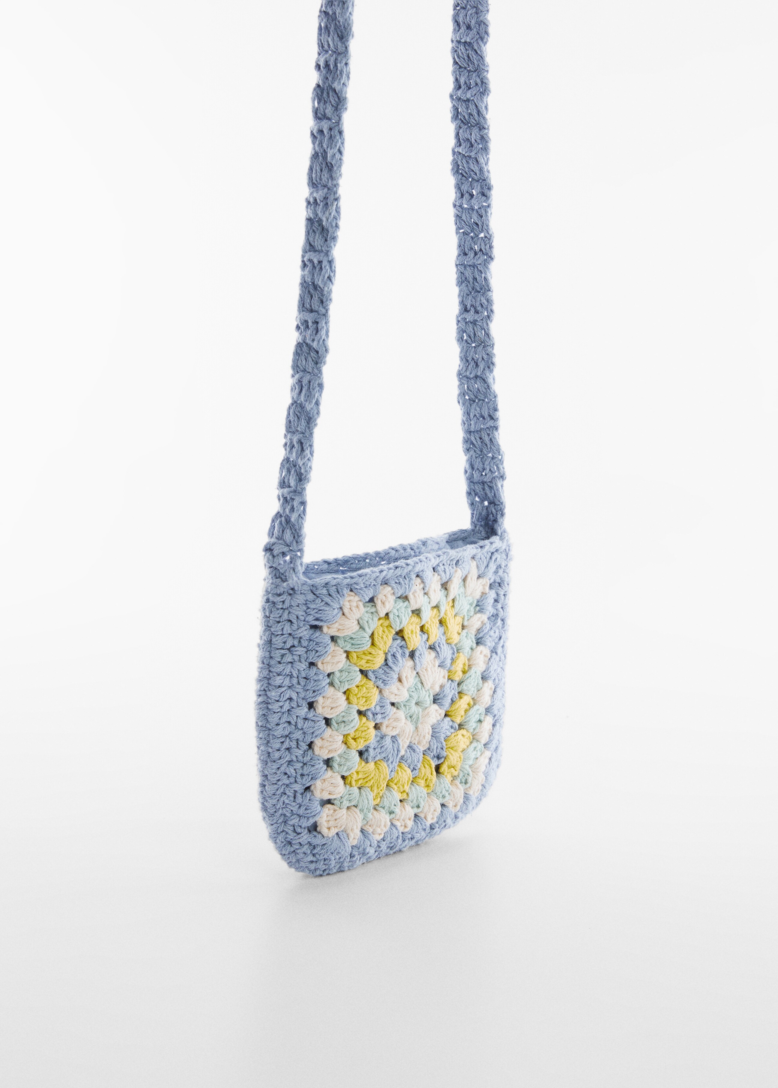 Colourful crochet bag - Medium plane