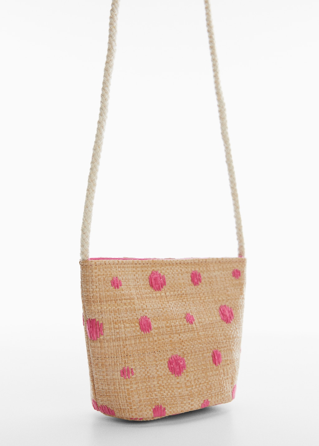 Polka-dot cross-body bag - Medium plane