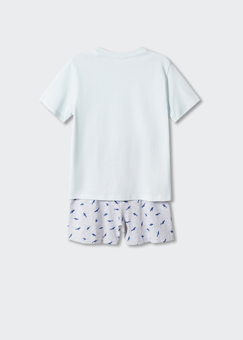 Printed cotton pyjamas - Reverse of the article