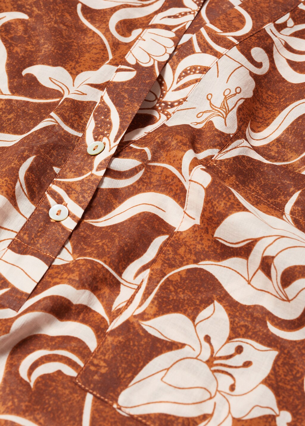 Floral print blouse - Details of the article 8