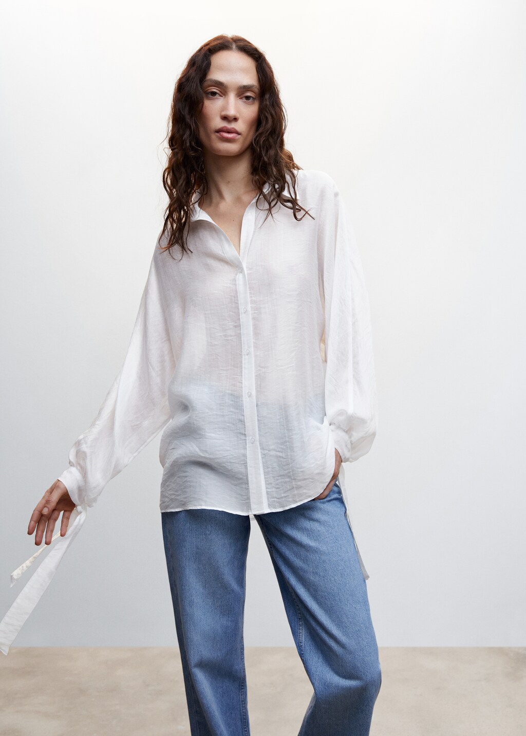 Bow sleeve shirt - Medium plane