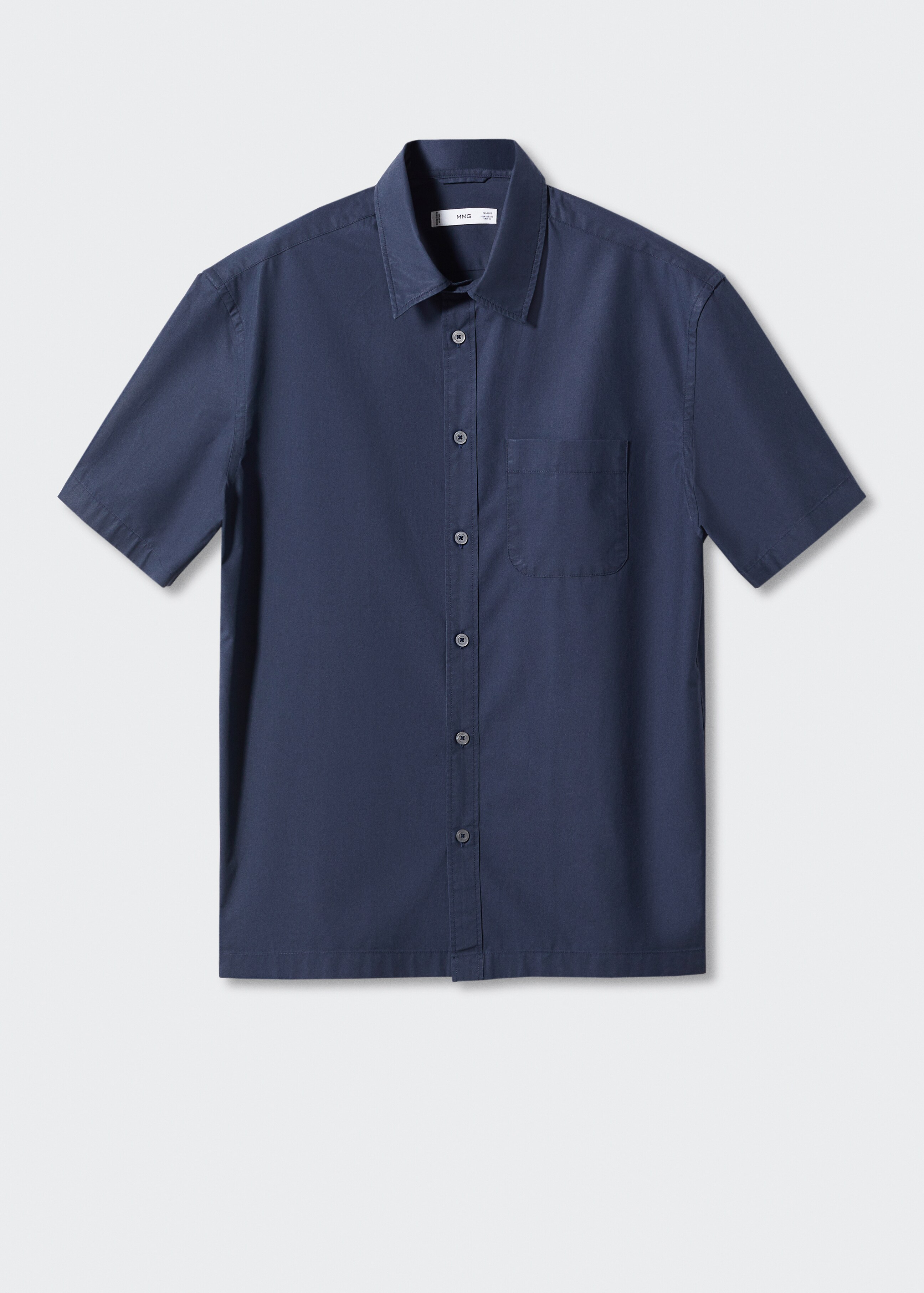 Camisa regular fit algodón manga corta - Artículo sin modelo