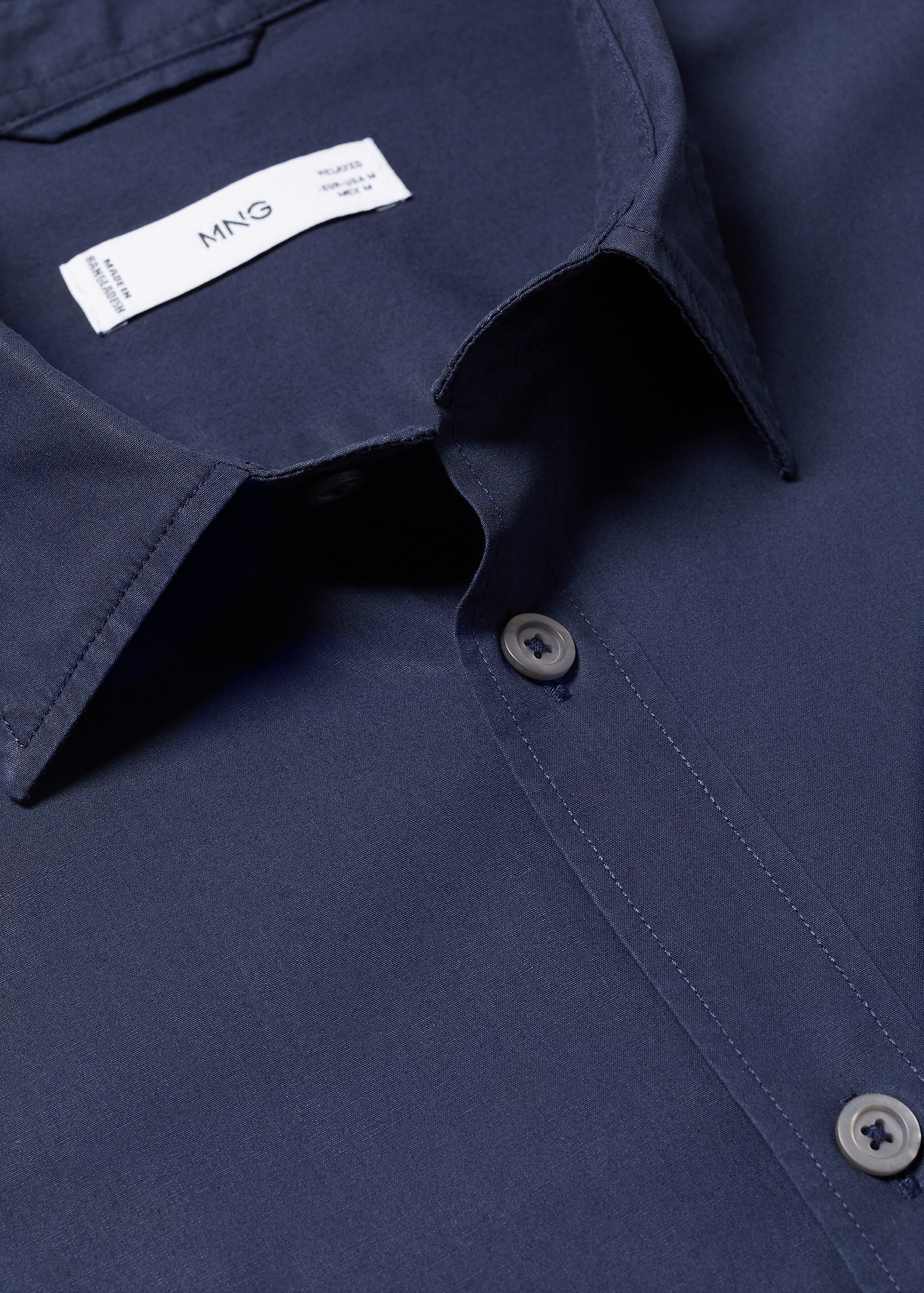 Regular-fit cotton short-sleeved shirt - Details of the article 8