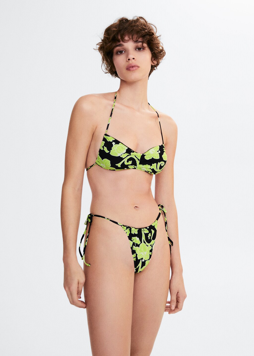 Brazilian bikini bottoms with bows - Medium plane