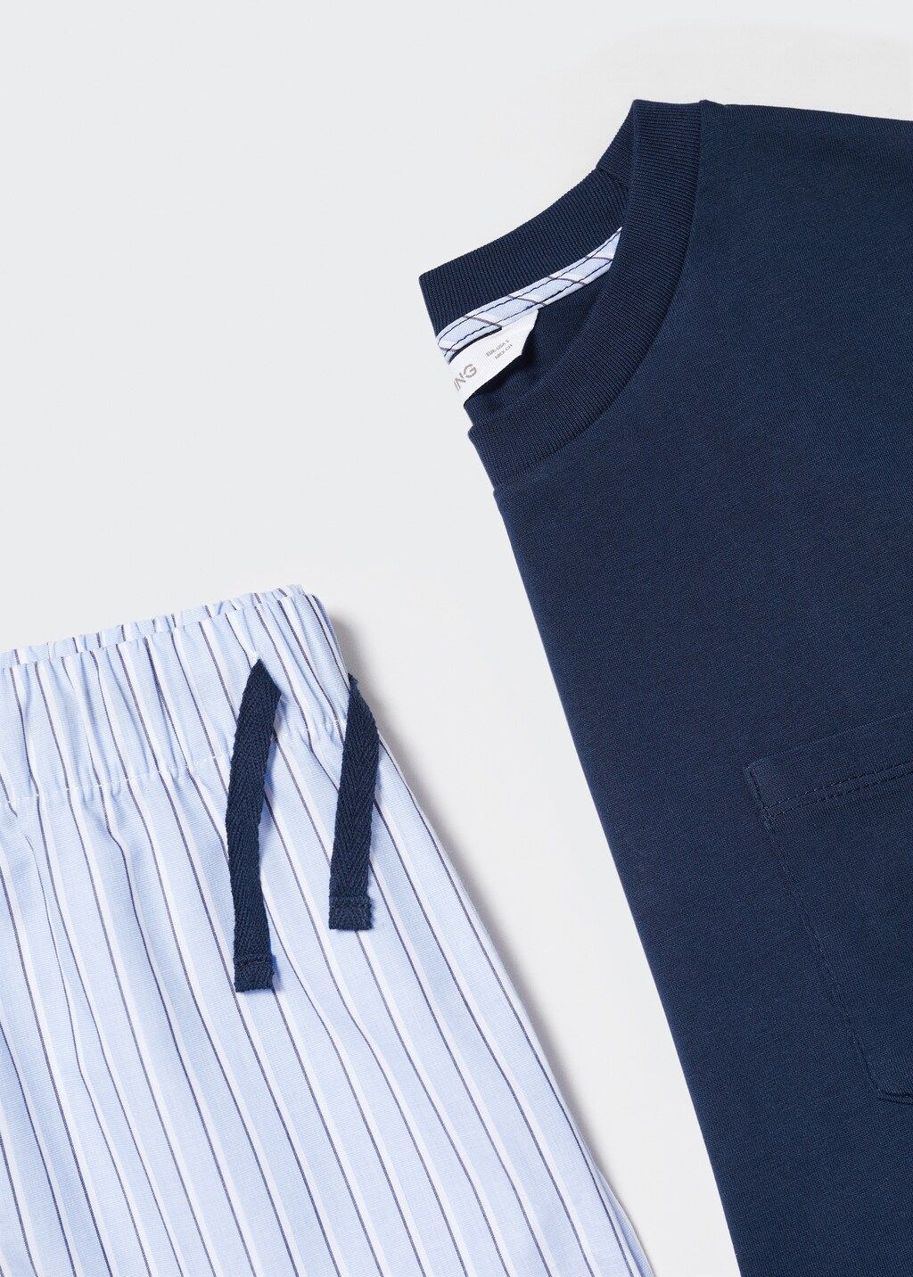 Short cotton pyjamas - Details of the article 8