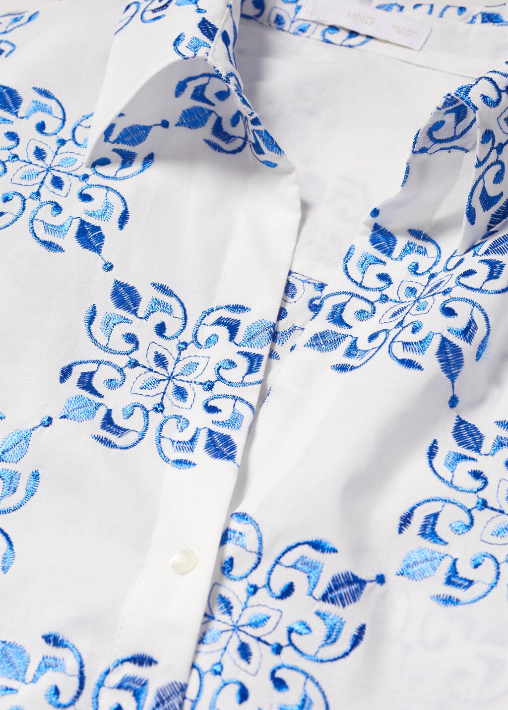 Oversized embroidered shirt - Details of the article 8