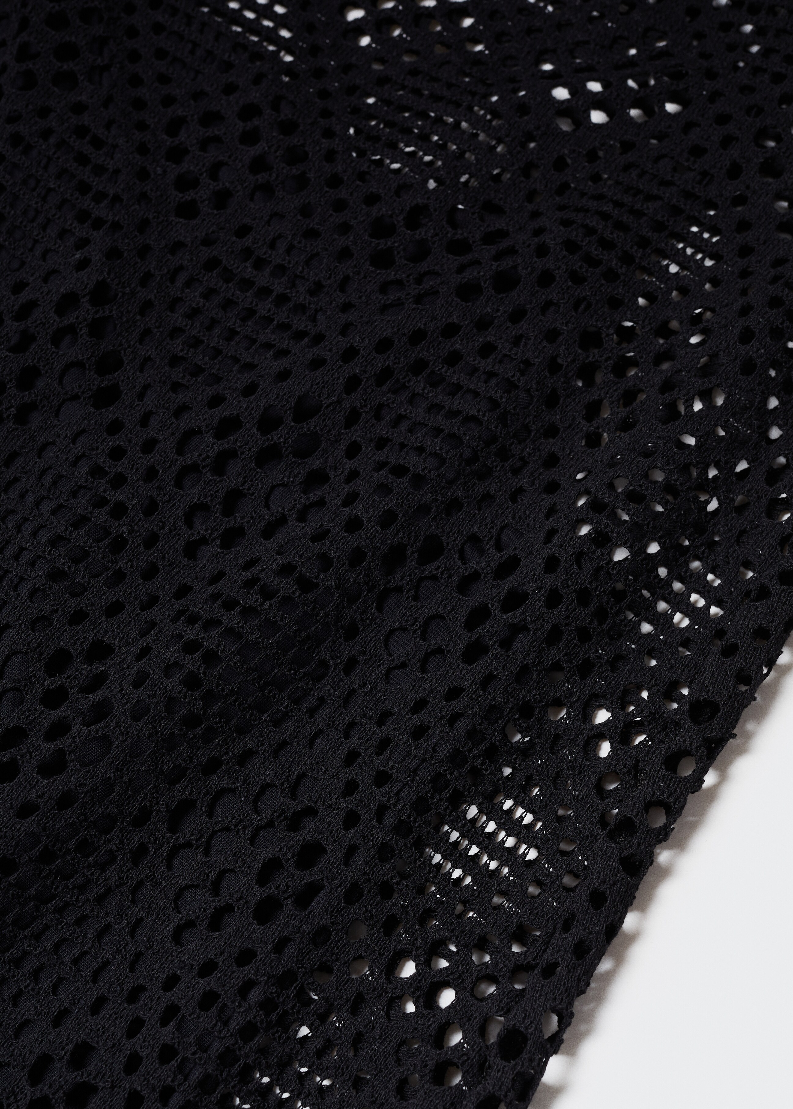 Geometric-pattern openwork dress - Details of the article 8