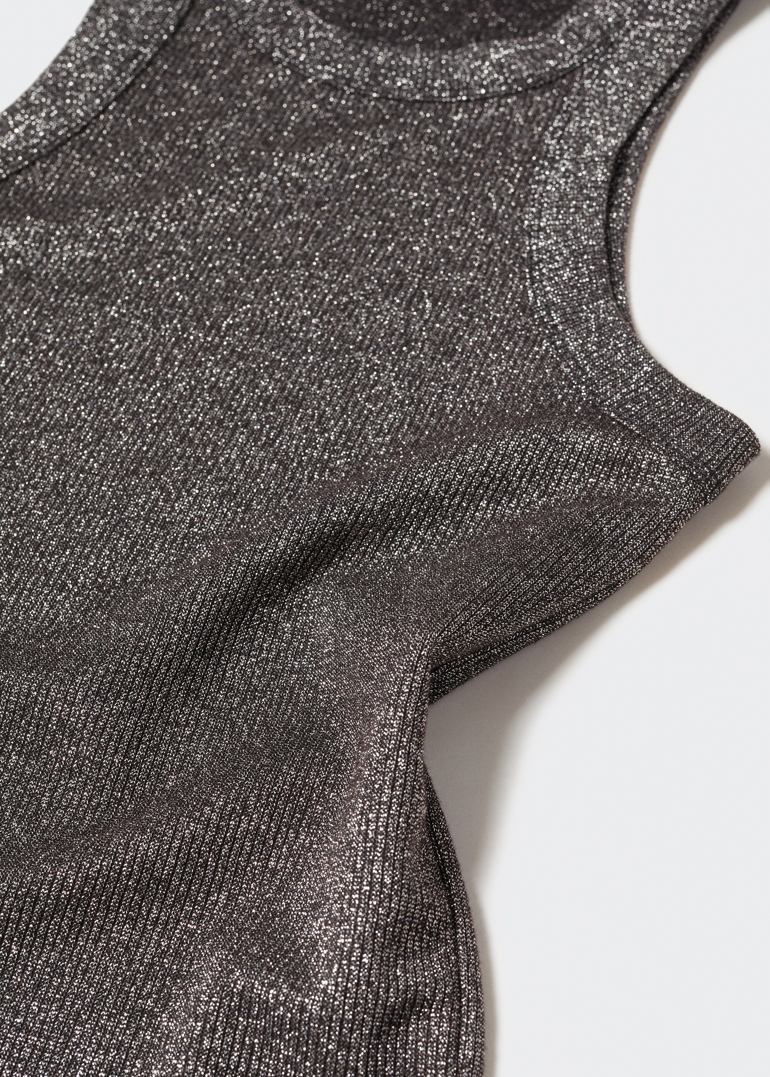 Metallic ribbed top - Details of the article 8
