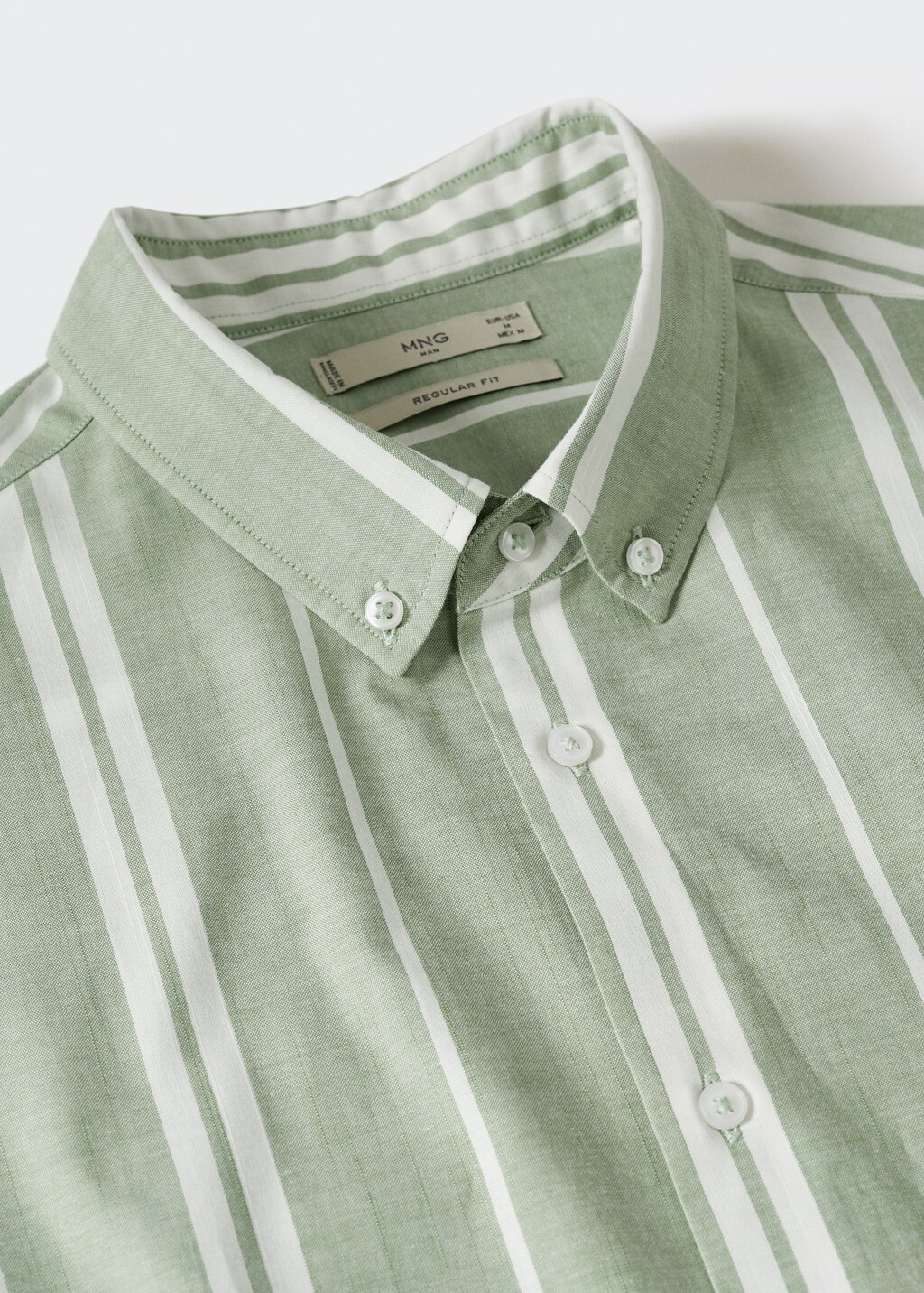 Striped cotton shirt - Details of the article 8