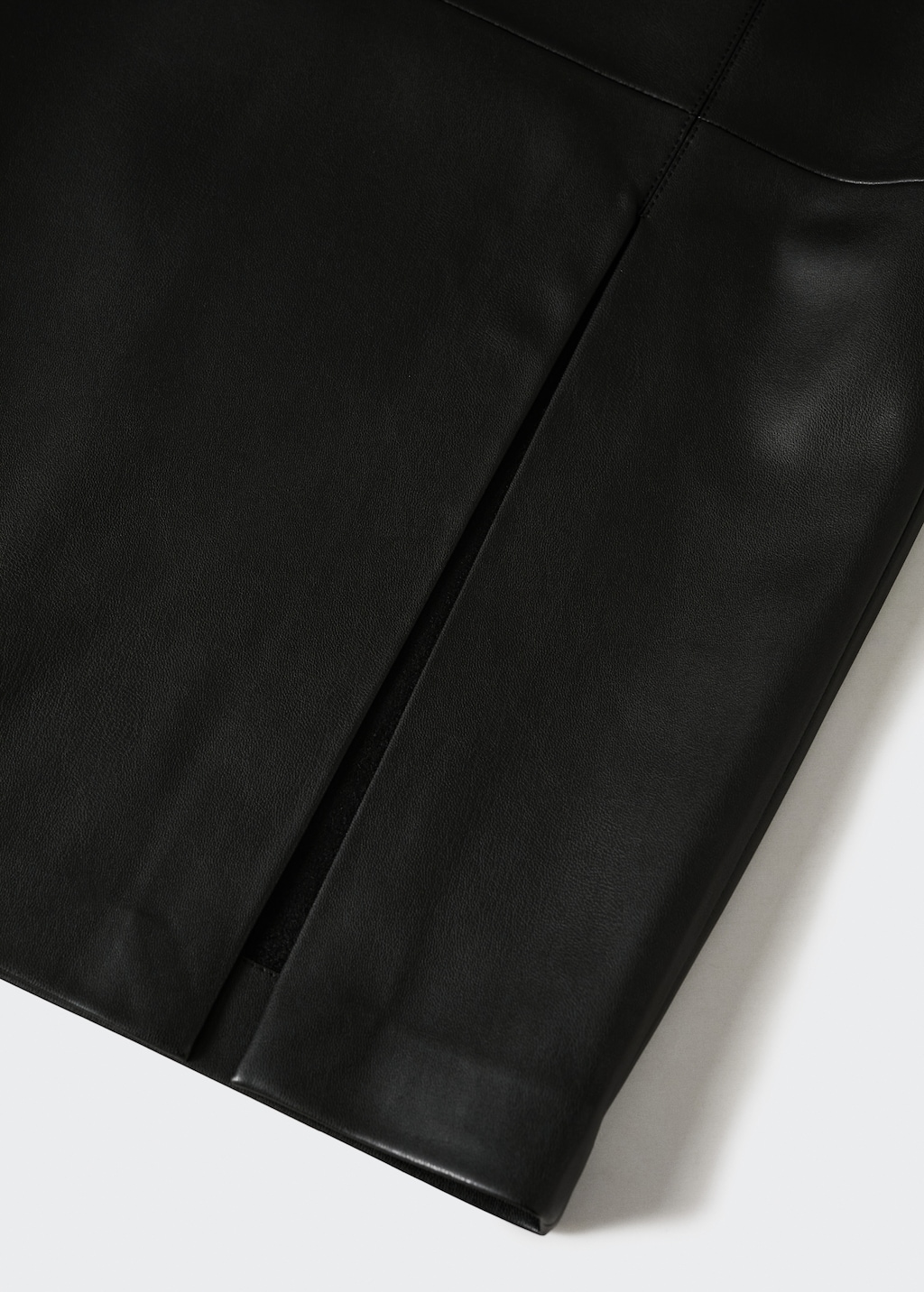 Leather-effect pencil skirt - Details of the article 8