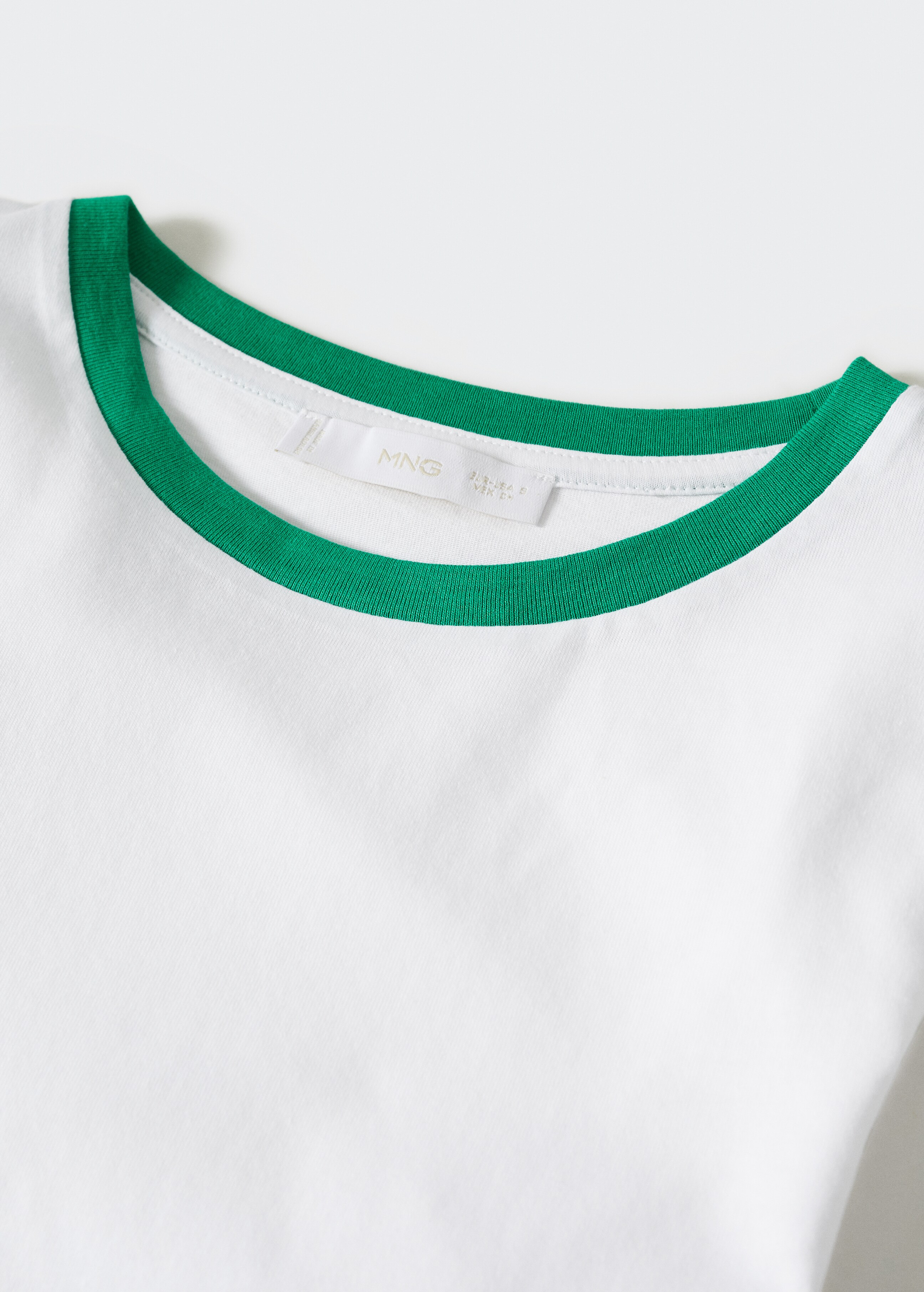 Short-sleeved cotton t-shirt - Details of the article 8