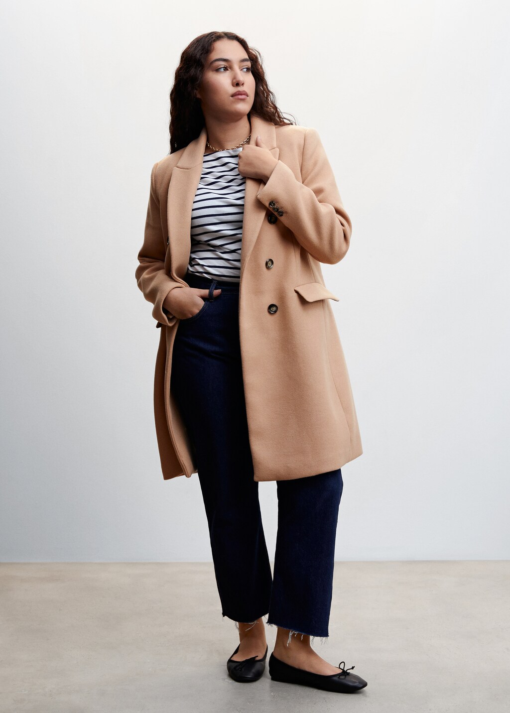 Manteau croisé laine - Détail de l'article 3