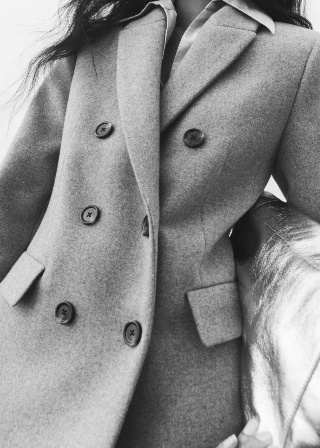 Wool double-breasted coat - Details of the article 7