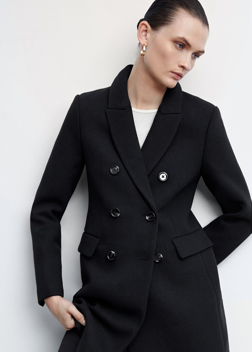 Manteau croisé laine - Détail de l'article 1