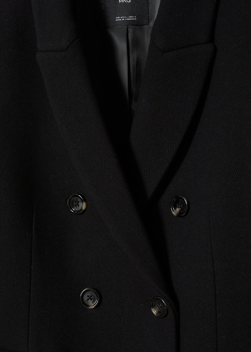 Wool double-breasted coat - Details of the article 8