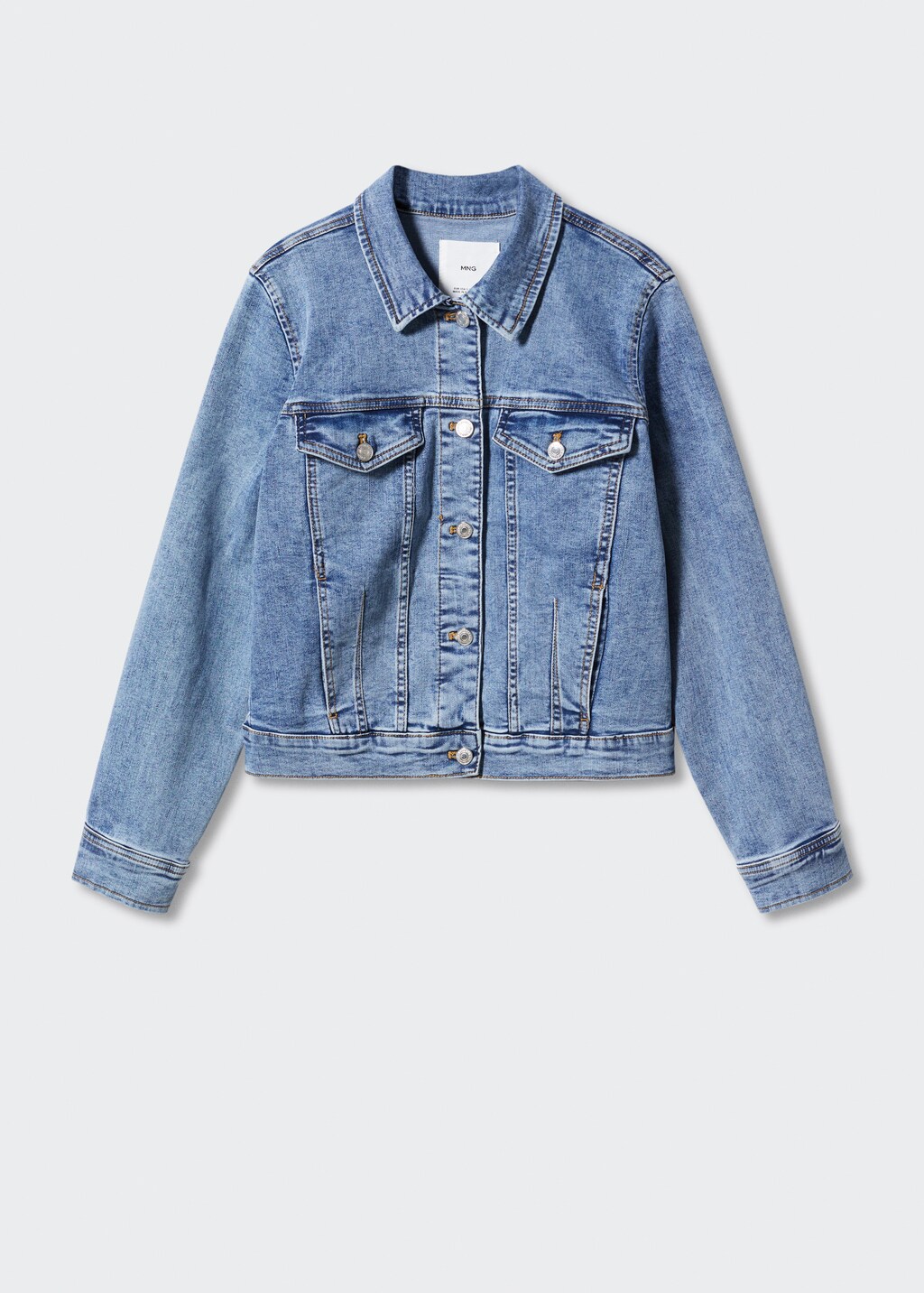 Pocketed denim jacket