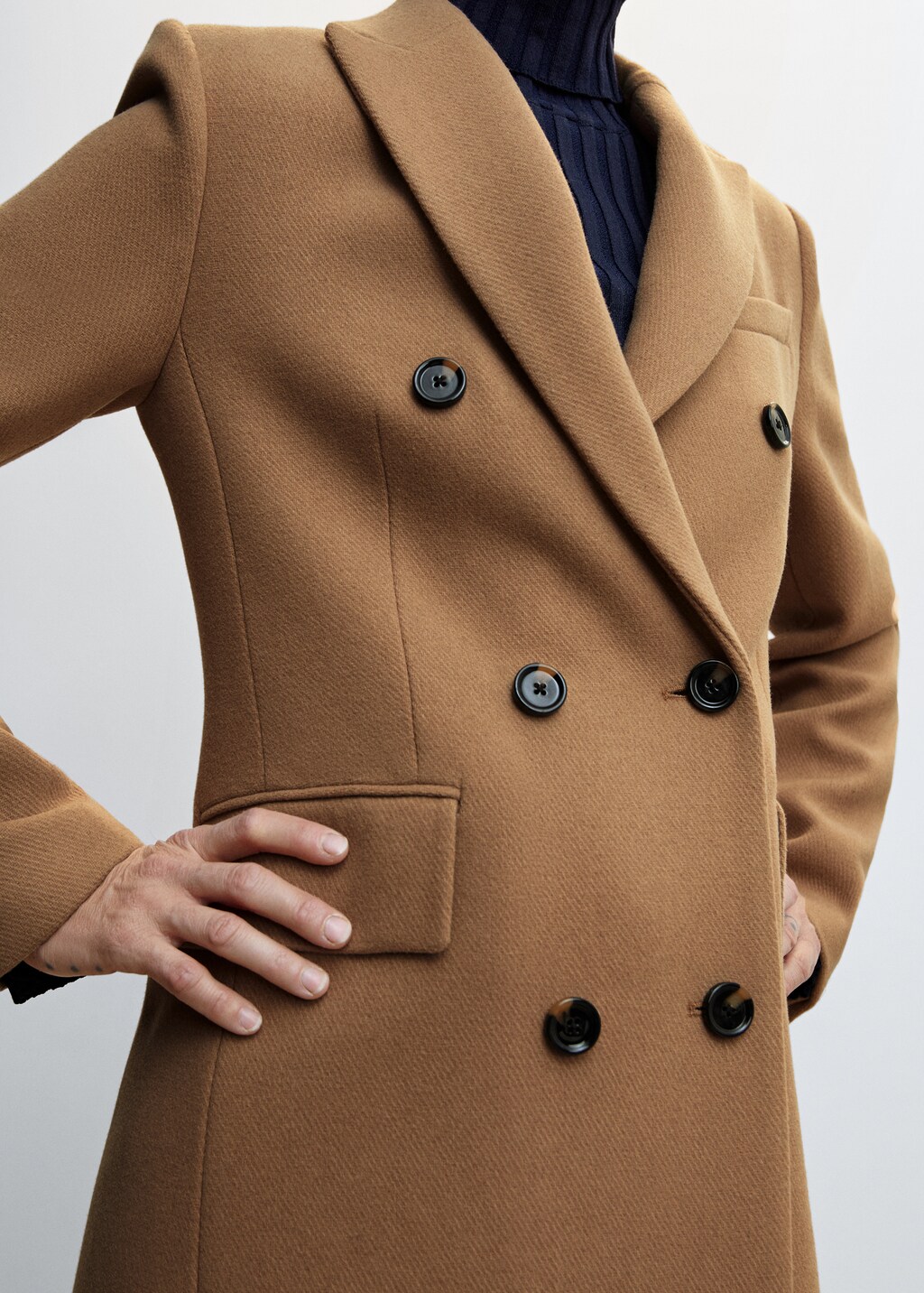 Tailored wool coat - Details of the article 6