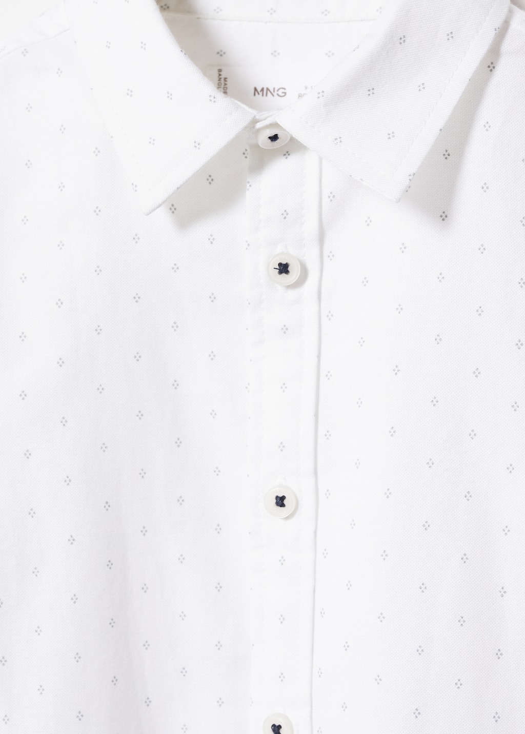 Printed Oxford shirt - Details of the article 0