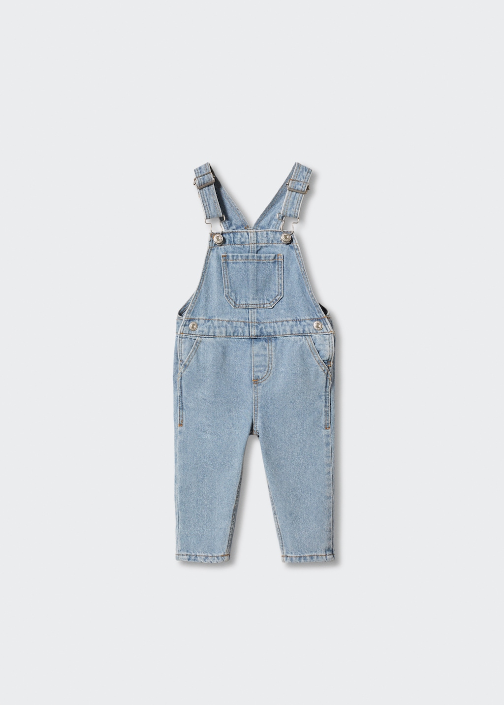 Lined denim dungarees - Article without model